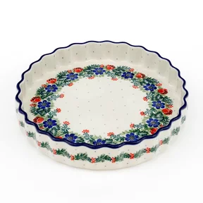 Forma do zapiekania 637 24cm <br> 1535X Czerwony wianuszek